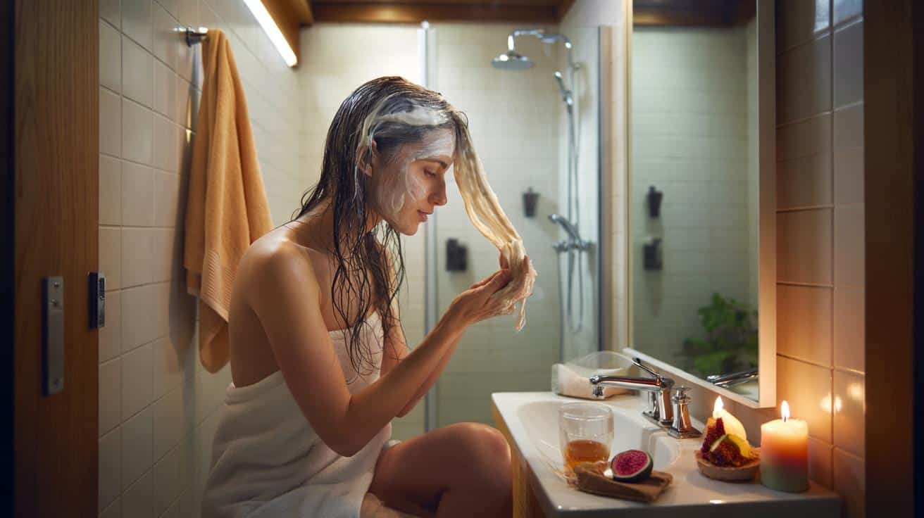 Fryzjer mówi dlaczego maskę do włosów aplikuje zanim wejdzie pod prysznic a nie w trakcie