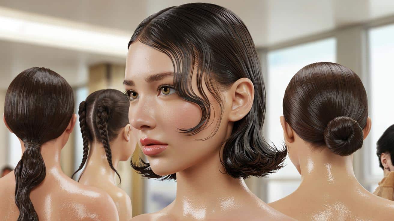 15 fryzur na mokre włosy, które robią efekt „wow” w kilka minut