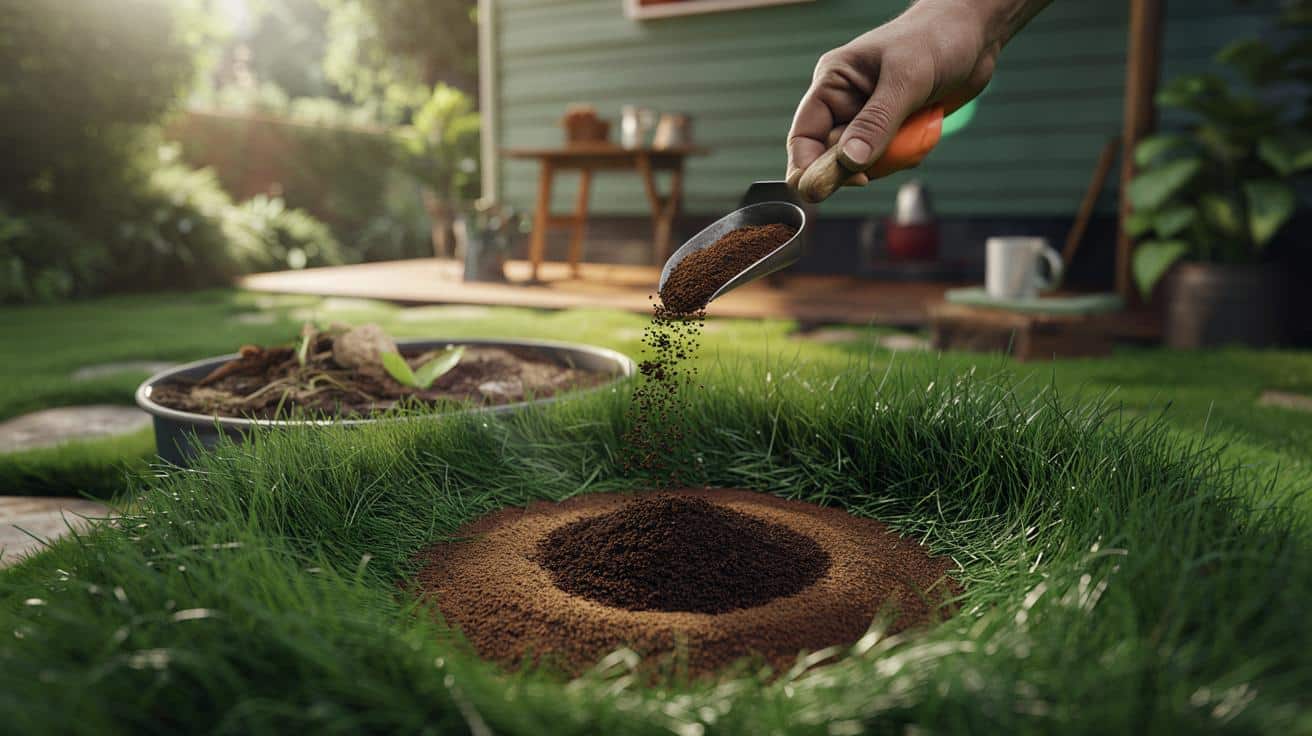 Nie wyrzucaj fusów po kawie: ten prosty trik sprawi, że trawnik będzie gęstszy i intensywnie zielony