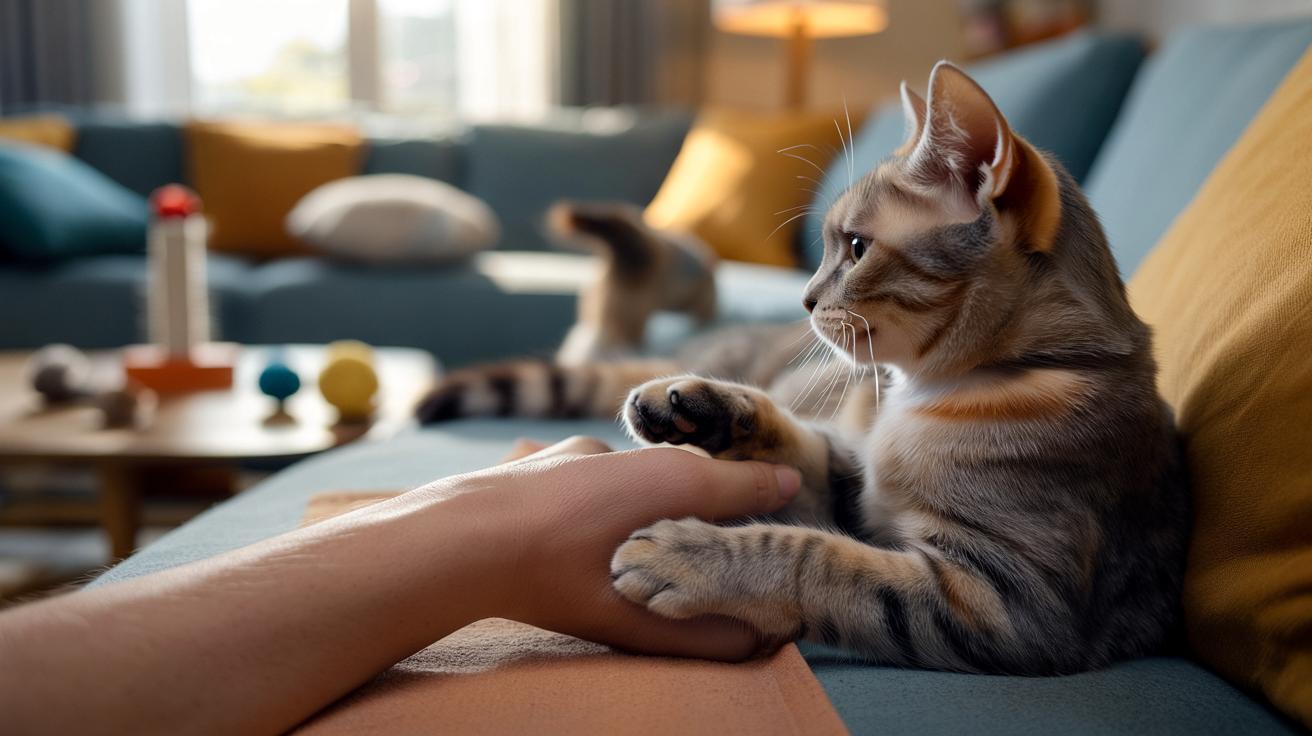 Gdy kot gryzie lub drapie, ten naturalny odruch tylko pogarsza sprawę