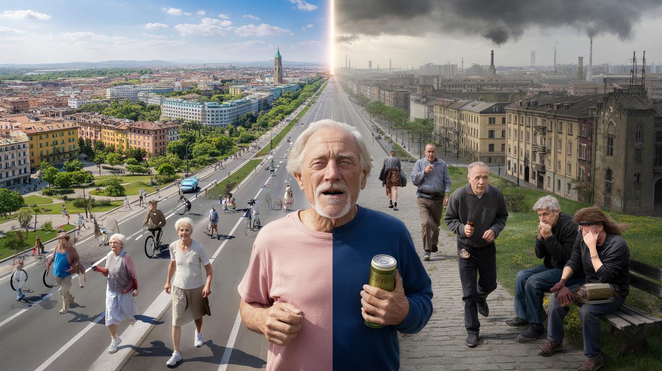 Gdzie Europejczycy żyją najdłużej? Nowa mapa dzieli kontynent na dwie prędkości