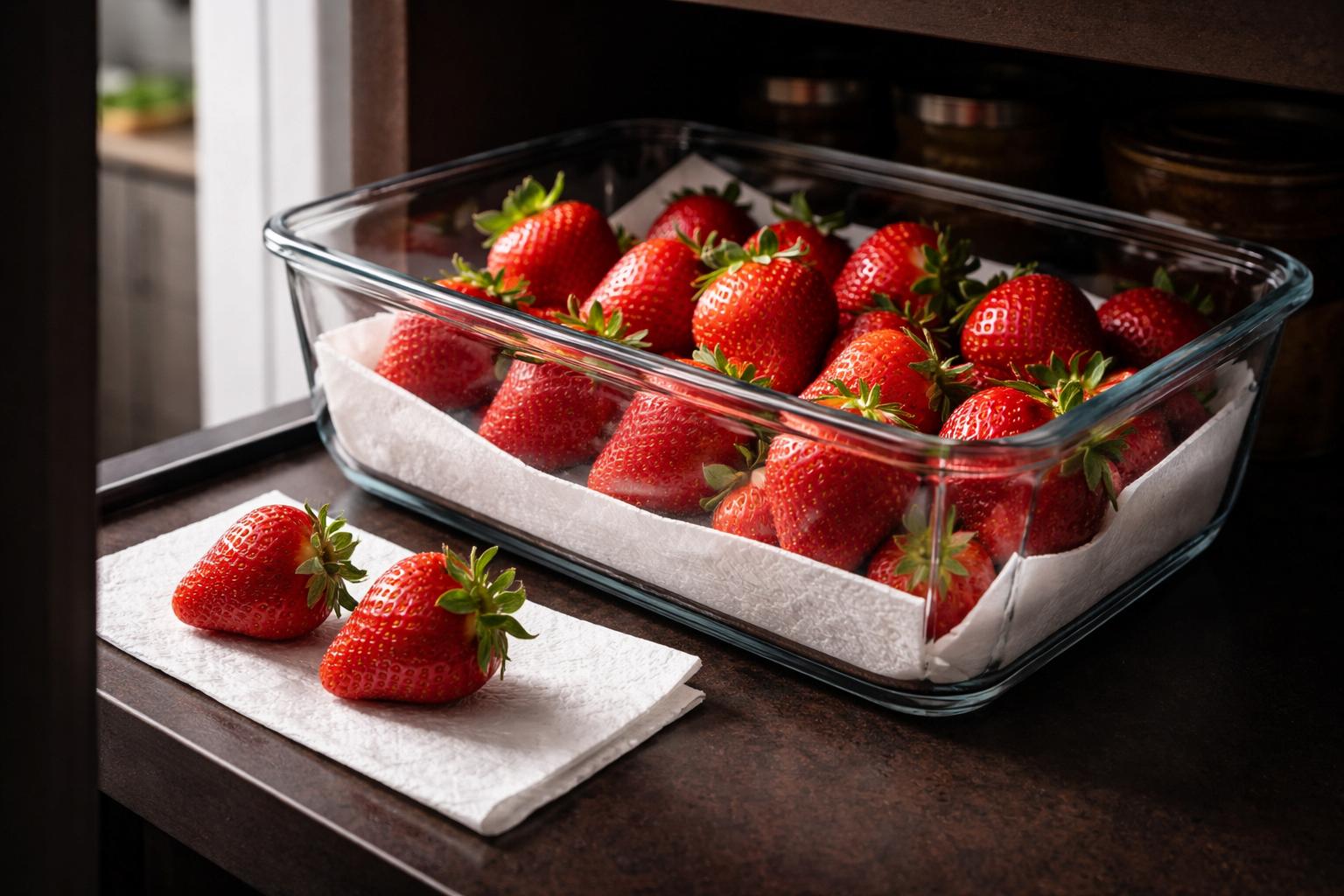 Gdzie trzymać truskawki, żeby nie pleśniały po dwóch dniach