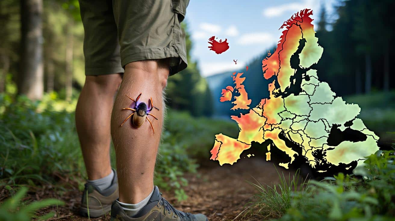 Gdzie w Europie najłatwiej złapać kleszcza z boreliozą? Nowa mapa ryzyka