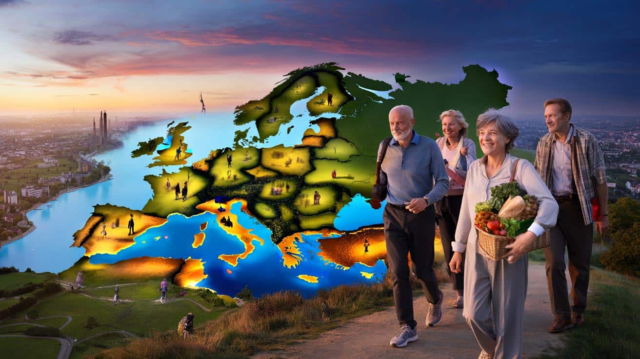 Gdzie w Europie żyje się najdłużej? Nowa mapa długości życia zaskakuje