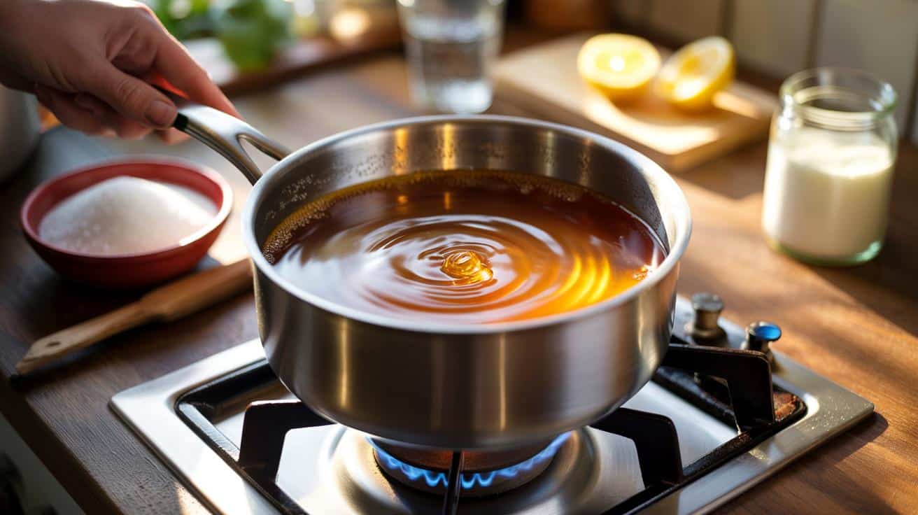 Genialnie prosty trik na karmel, który już się nie przypala