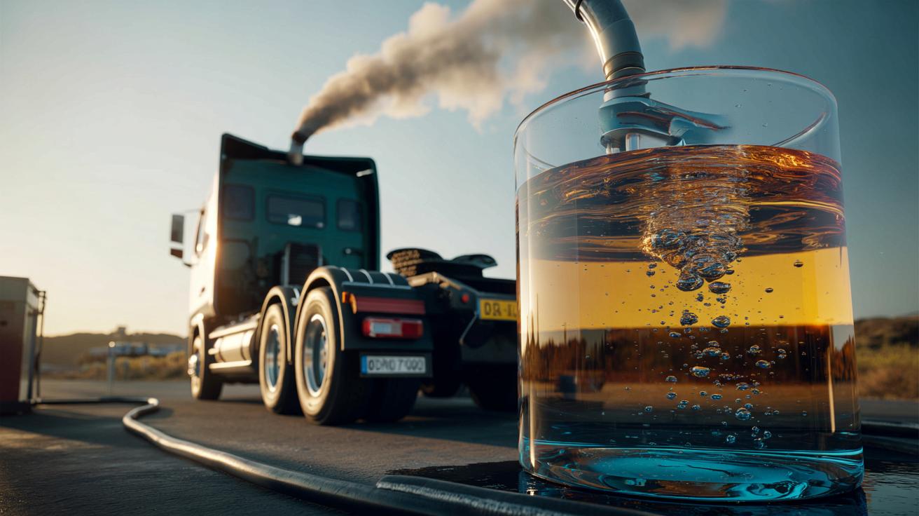Genialnie prosty trik z wodą w dieslu: naukowcy mówią o 67% mniej spalin
