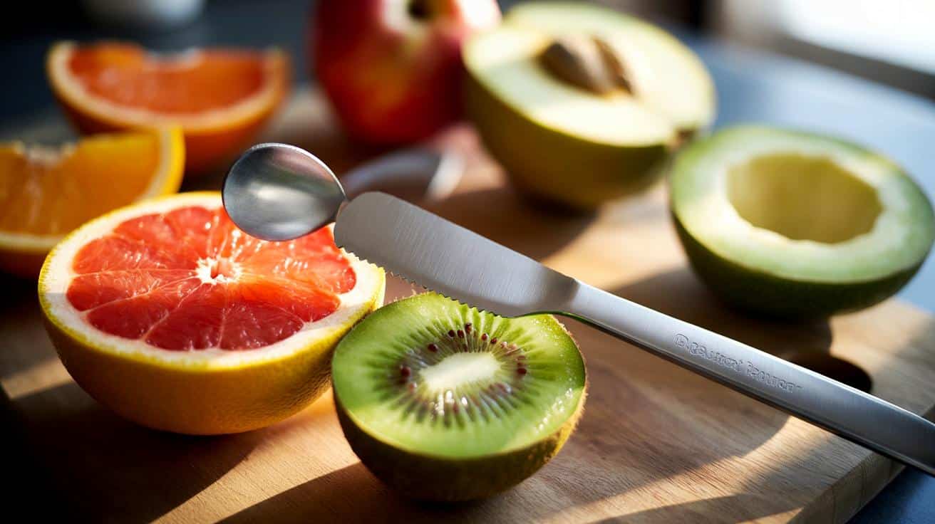 Genialny gadżet do cytrusów i kiwi. Tanie łyżeczki, które zmieniają sposób jedzenia owoców