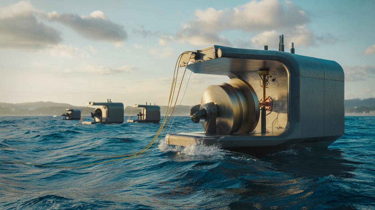 Genialny pływający żyroskop z Japonii ma robić prąd z fal