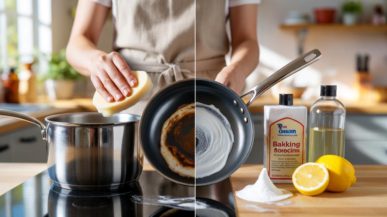 Genialny sposób na przypalone garnki i patelnie bez rysowania