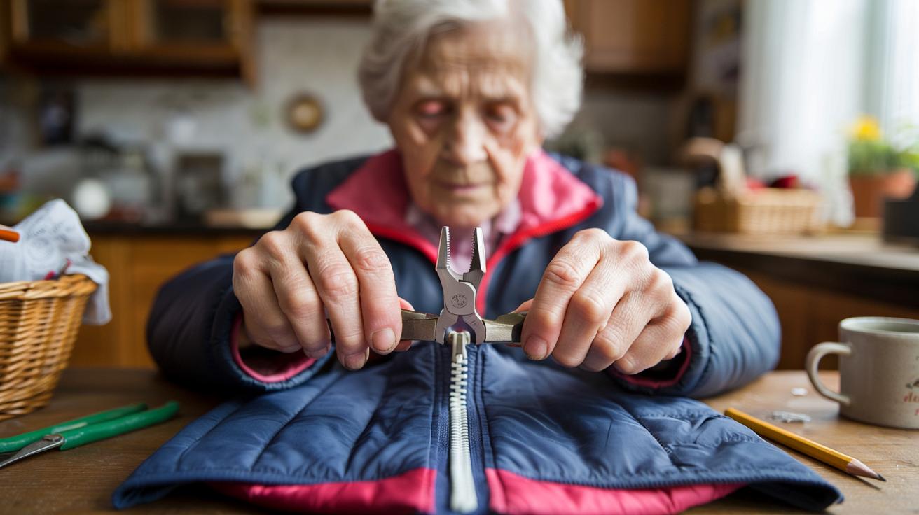 Genialny trik babci na naprawę zepsutego suwaka w 3 minuty