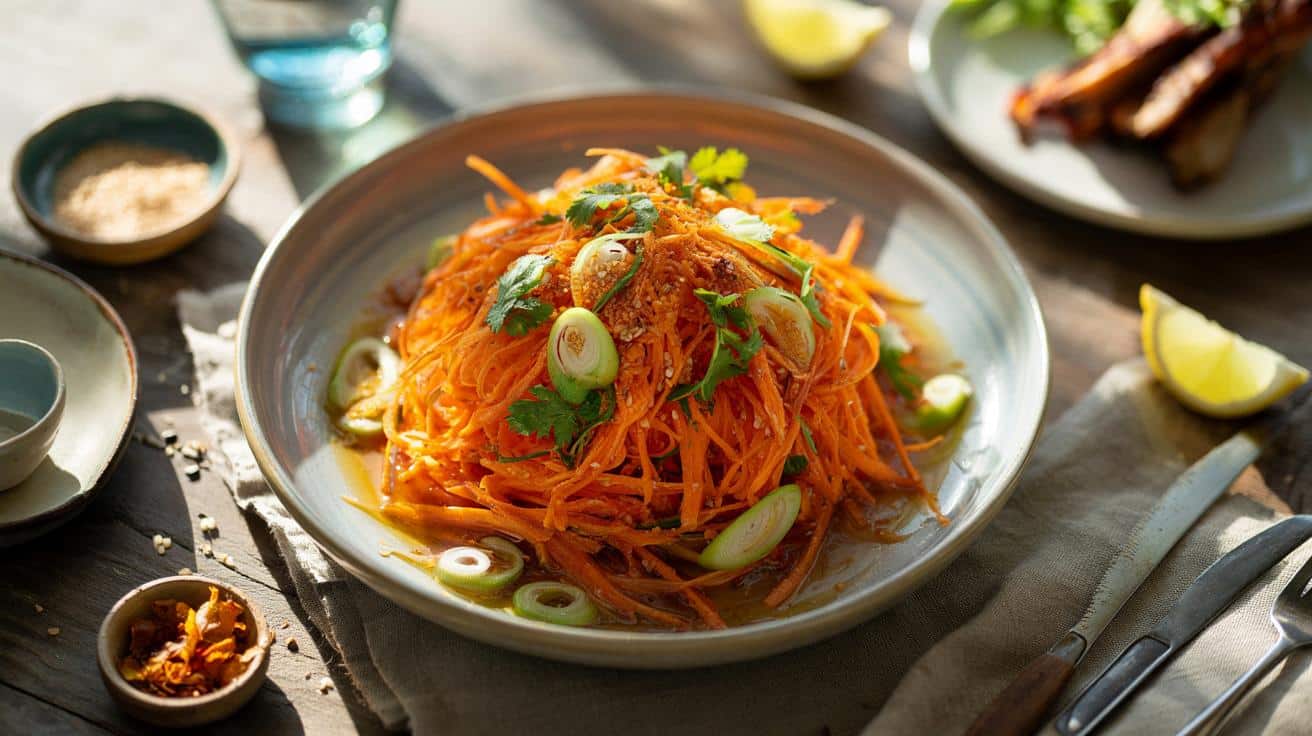 Genialny trik na marchewkę: chrupiąca sałatka, która robi efekt „wow” na każdym stole