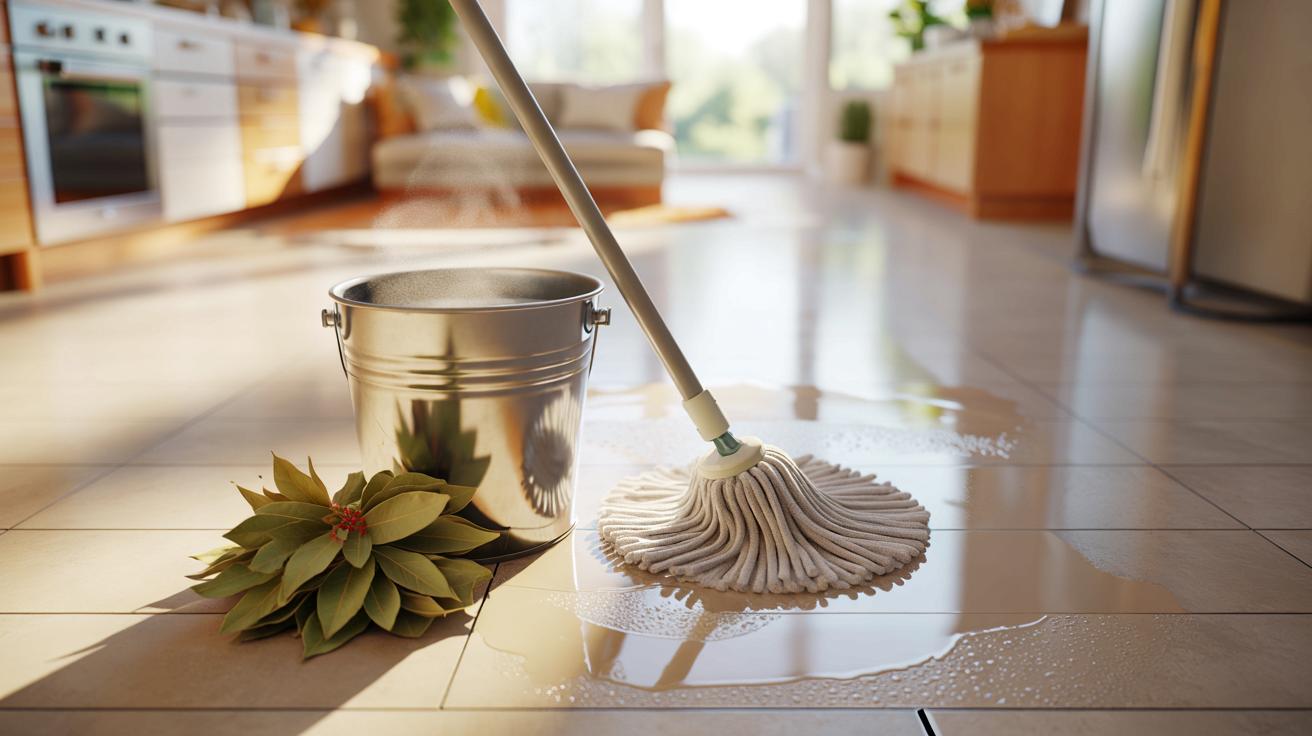 Genialny trik na matowe podłogi: zwykłe liście z kuchni robią różnicę