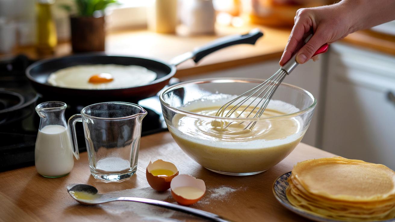 Genialny trik na naleśniki bez wagi: zasada 1‑2‑2‑2 z jednym zwykłym szklanką