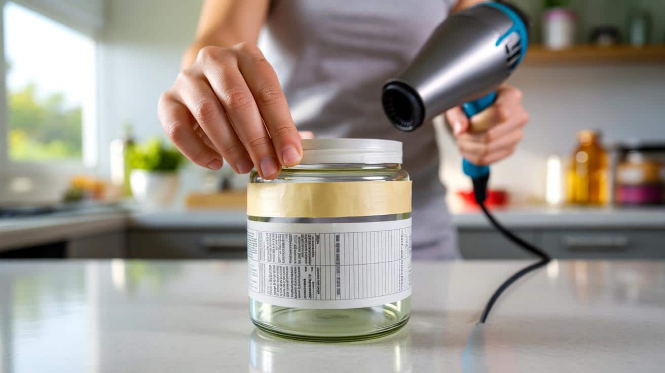 Genialny trik na uporczywe etykiety: dwa przedmioty z szuflady i po kłopocie