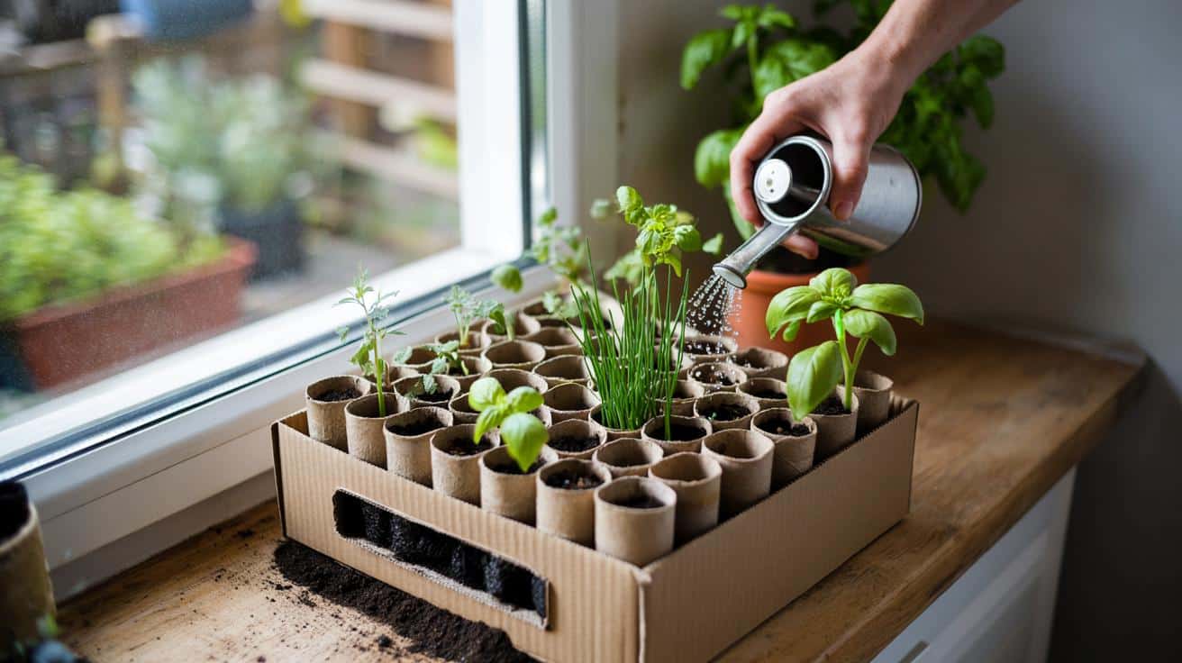 Genialny trik ogrodnika: co możesz zrobić z rolkami po papierze zamiast je wyrzucać