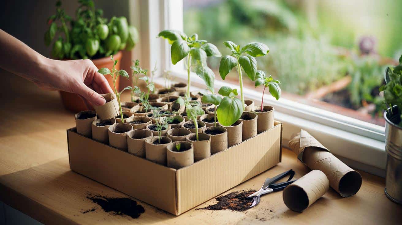 Genialny trik ogrodnika: co zrobić z rolkami po papierze zamiast wyrzucać