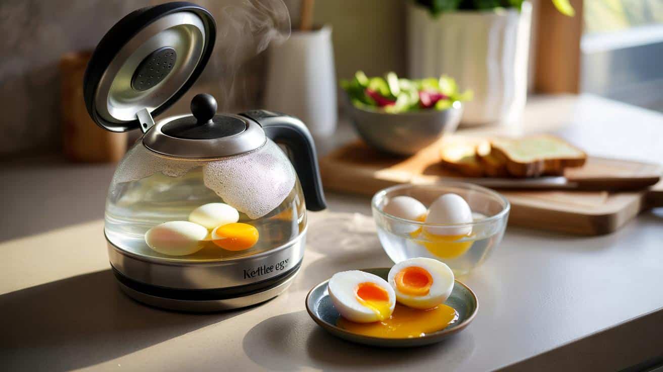 Genialny trik z czajnikiem: jak ugotować idealne jajko mollet bez garów