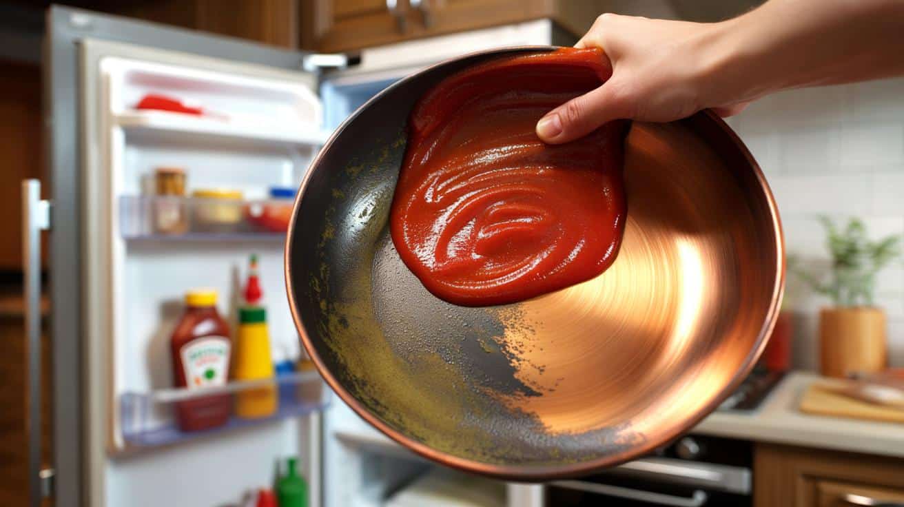 Genialny trik z lodówki: jak ketchup w 15 minut czyści metal