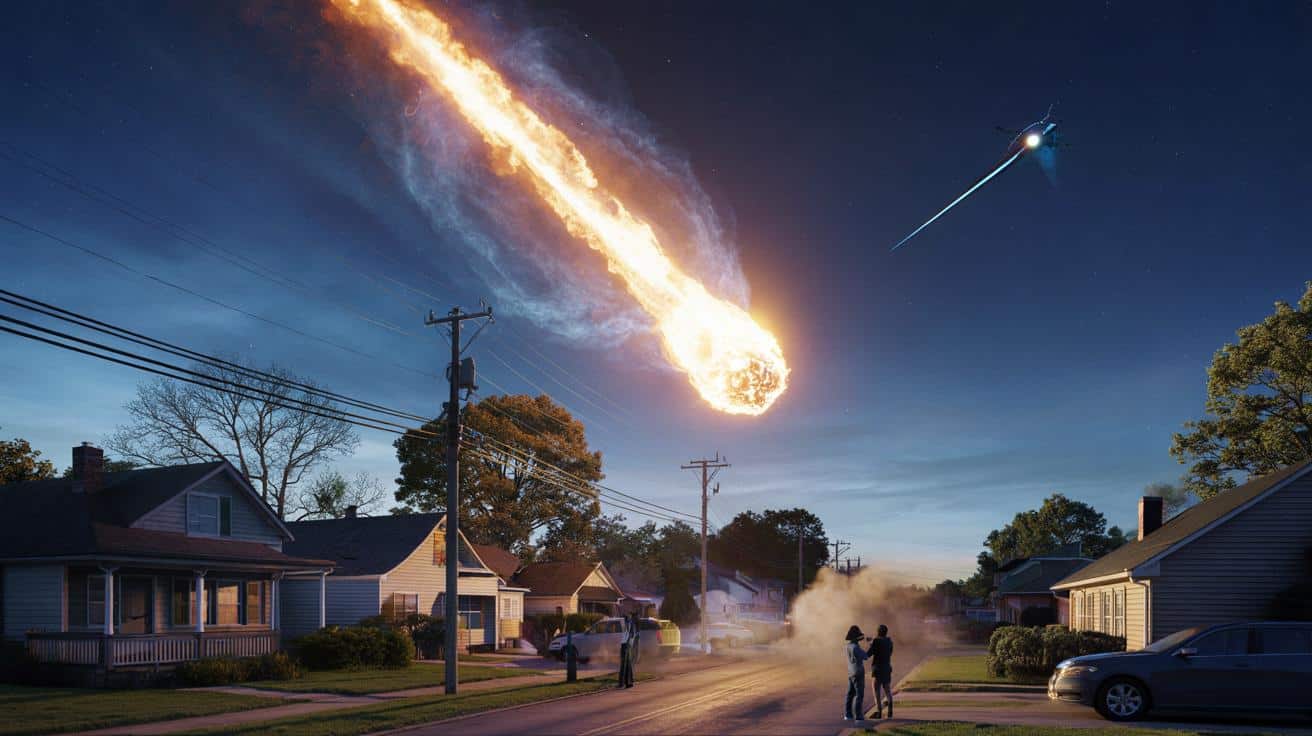 Gigantyczna kula ognia nad USA. Domy zatrzęsły się po huku z nieba