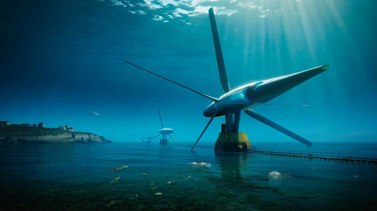 Gigantyczna turbina pływowa zalana wodą ma zasilać 15 tys. domów