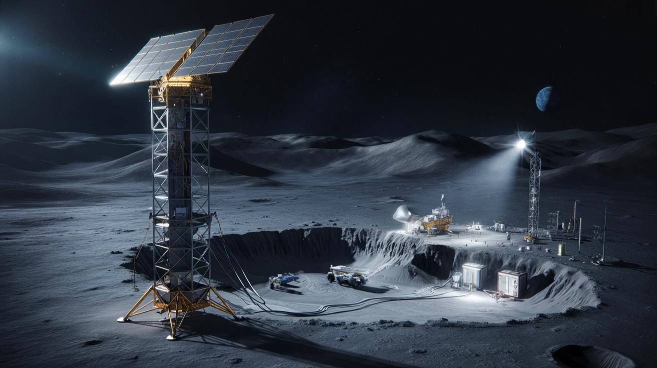 Gigantyczne „latarnie” na Księżycu: ludzkość buduje pierwszą stację paliw w kosmosie