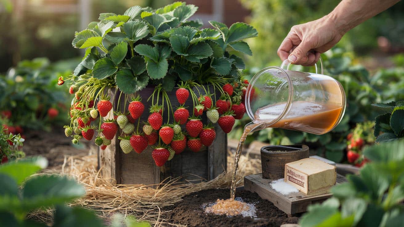 Gigantyczne truskawki z własnej grządki: prosty domowy nawóz z drożdży