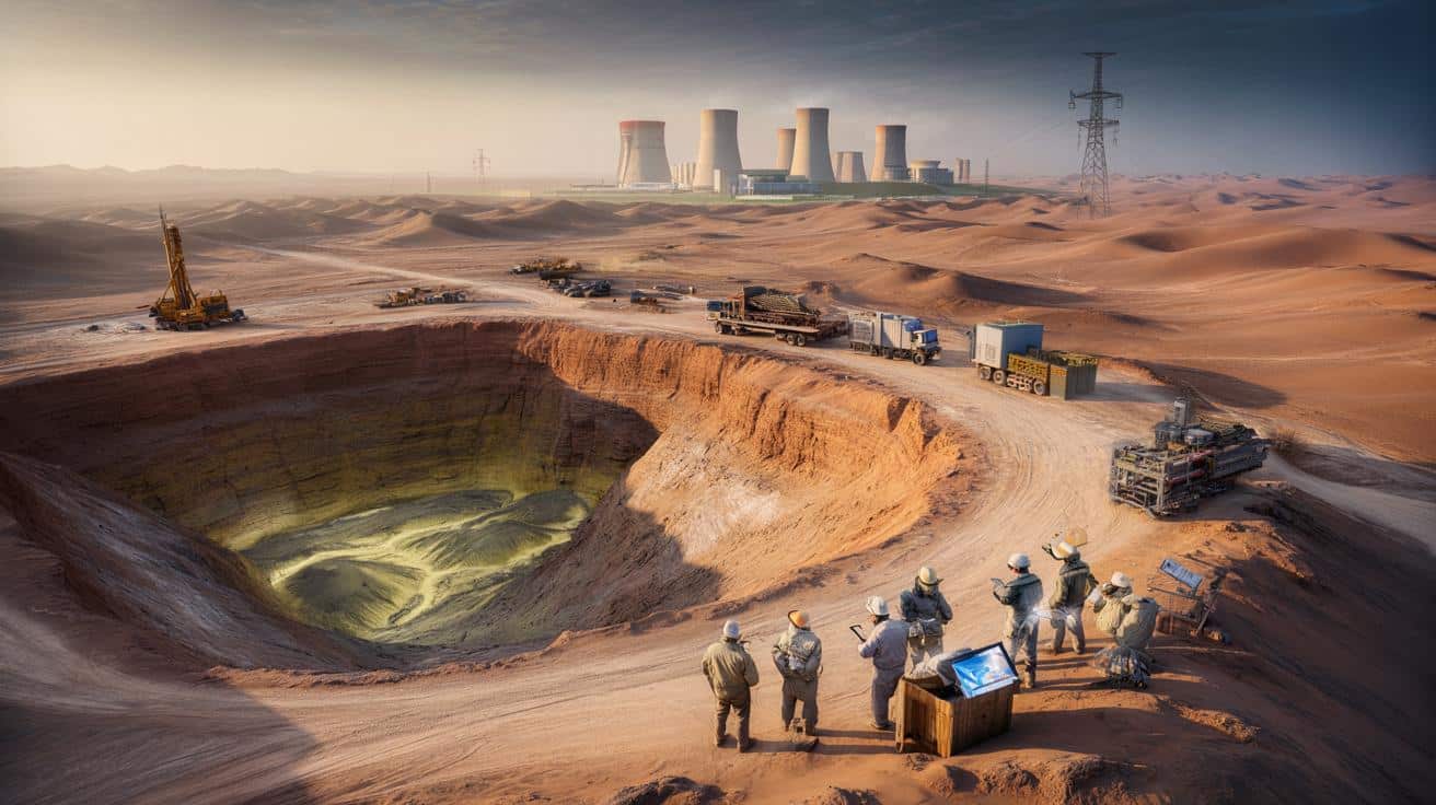Gigantyczne złoża uranu pod pustynią mogą zmienić wyścig atomowy