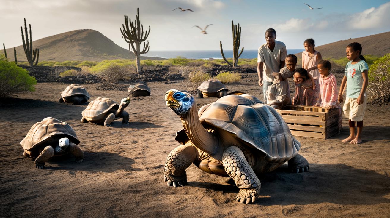 Gigantyczne żółwie wracają na Galapagos po 180 latach nieobecności