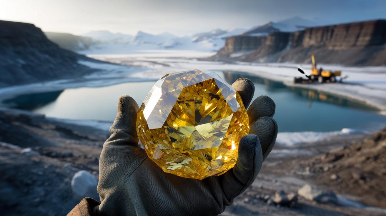 Gigantyczny żółty diament sprzed 2 miliardów lat znaleziony w Kanadzie