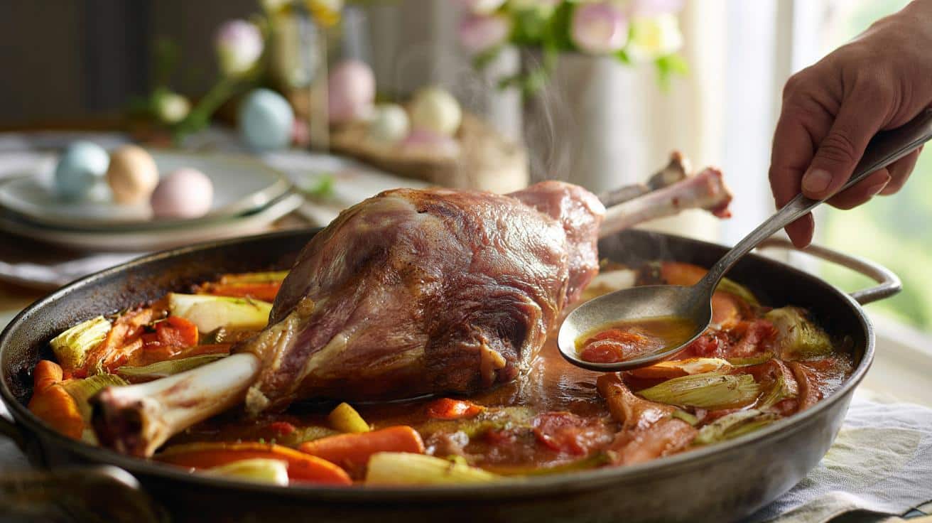Gigot jagnięcy z piekarnika, który jesz łyżką: hit na Wielkanoc