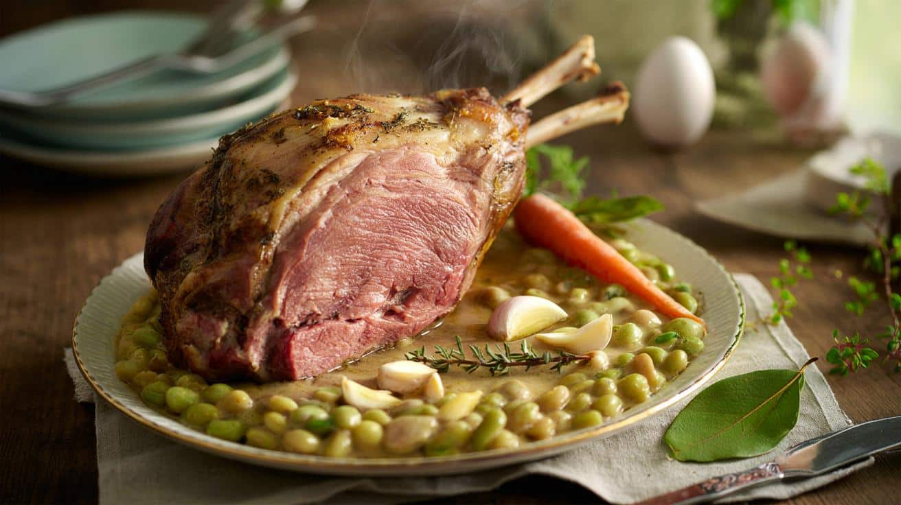 Gigot z jagnięciny i flageolety: dlaczego to wielkanocny duet idealny