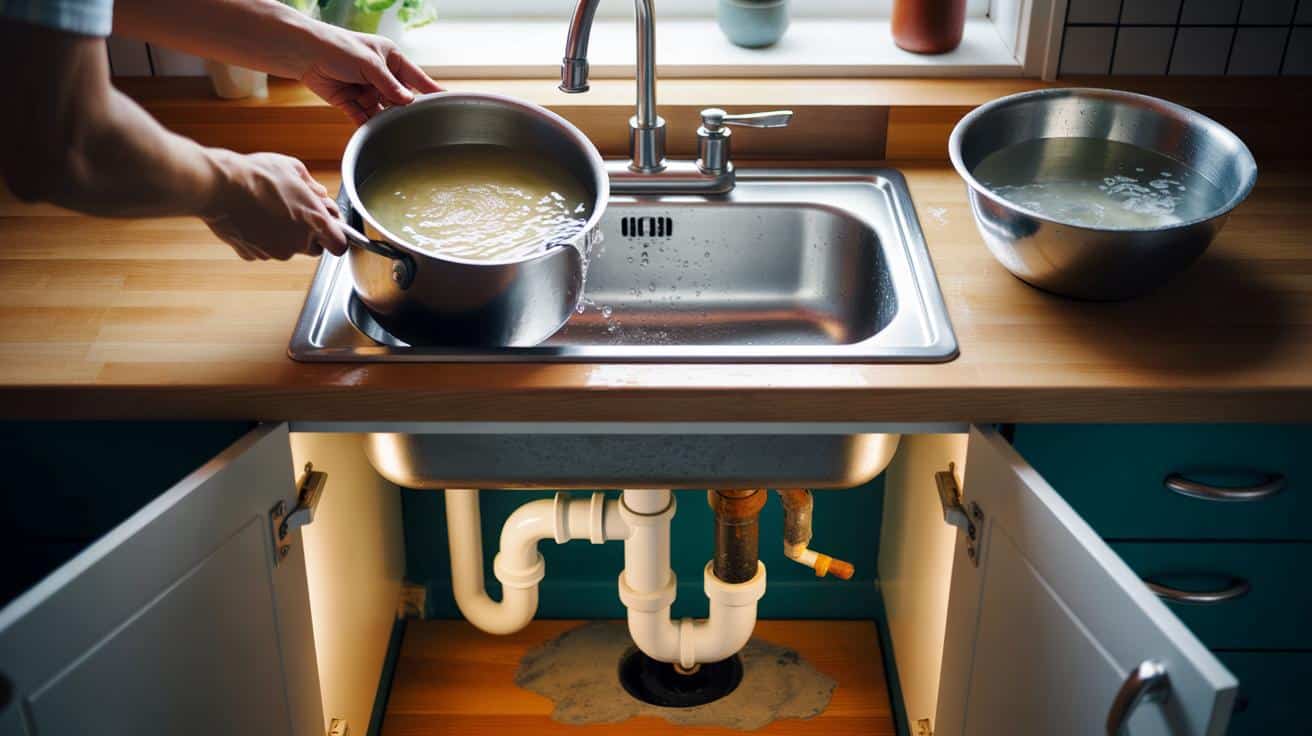 Gorąca woda po makaronie niszczy zlew i rury. Prosty trik oszczędzi ci fortunę