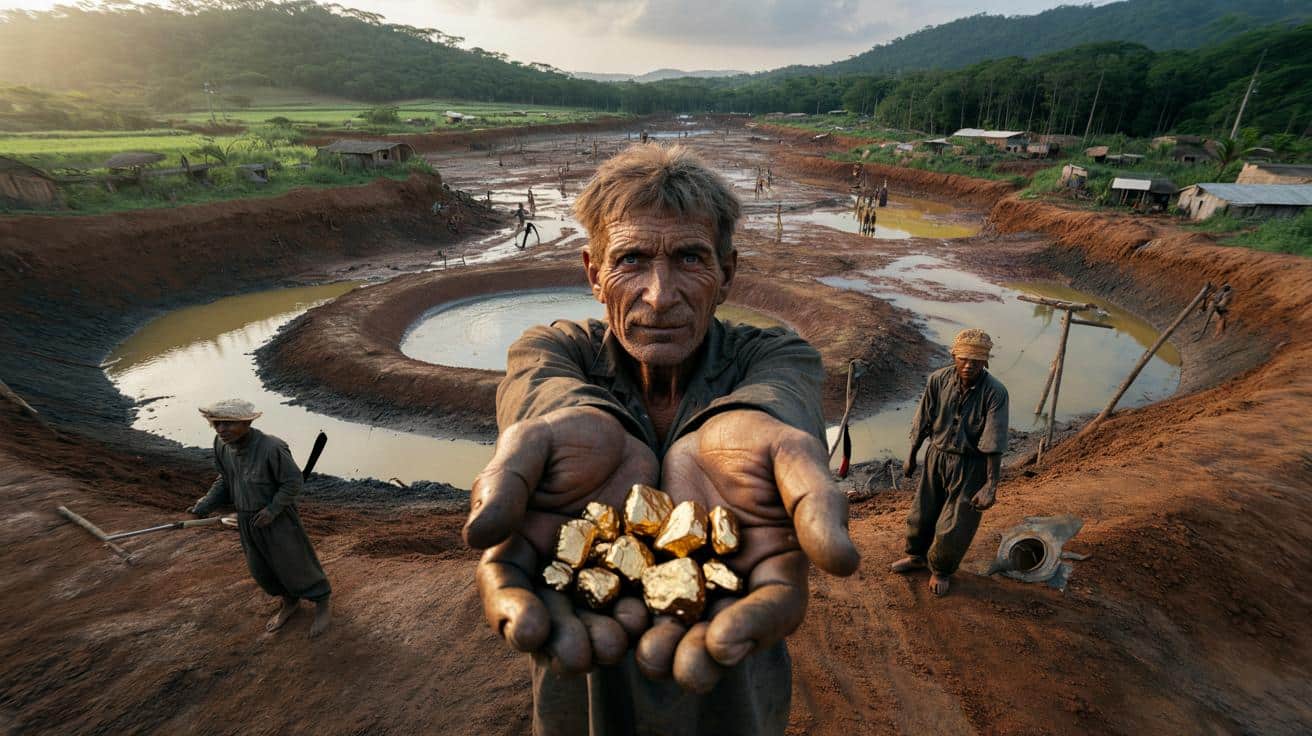 Gorączka złota wraca. Nielegalne kopalnie dają już 30 proc. kruszcu