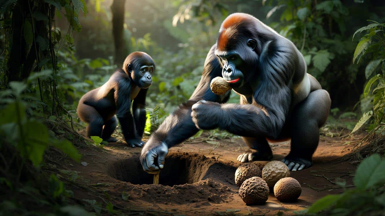 Goryle z Konga mają swój ulubiony „przysmak z ziemi”. Naukowcy są zaskoczeni