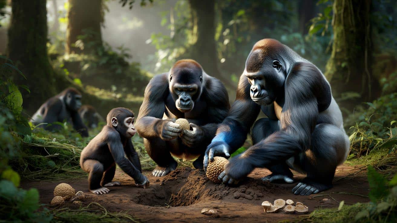 Goryle z Konga mają własne „przysmaki gourmet”. Naukowcy są zaskoczeni