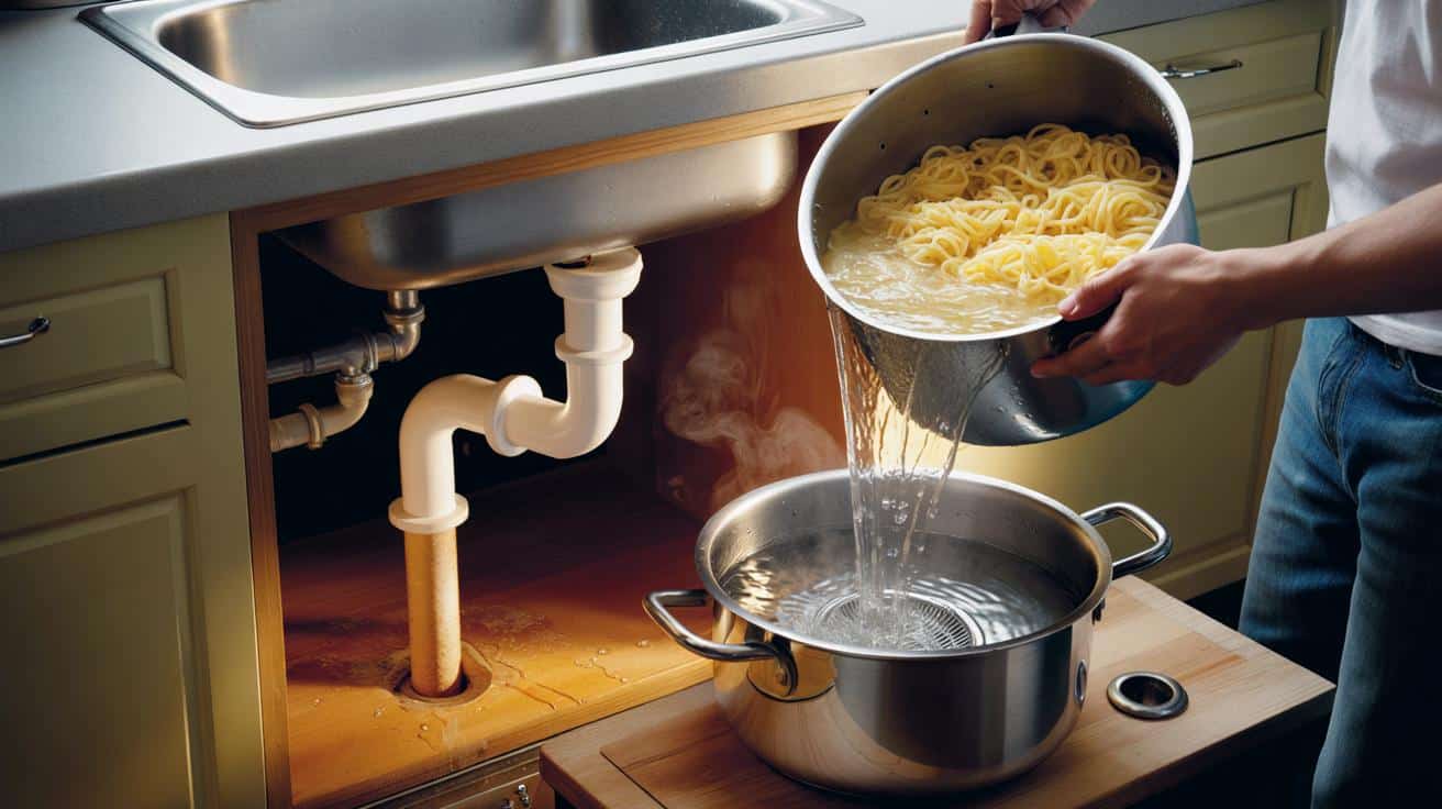 Gotujesz makaron i wylewasz wrzątek do zlewu? To proszenie się o awarię