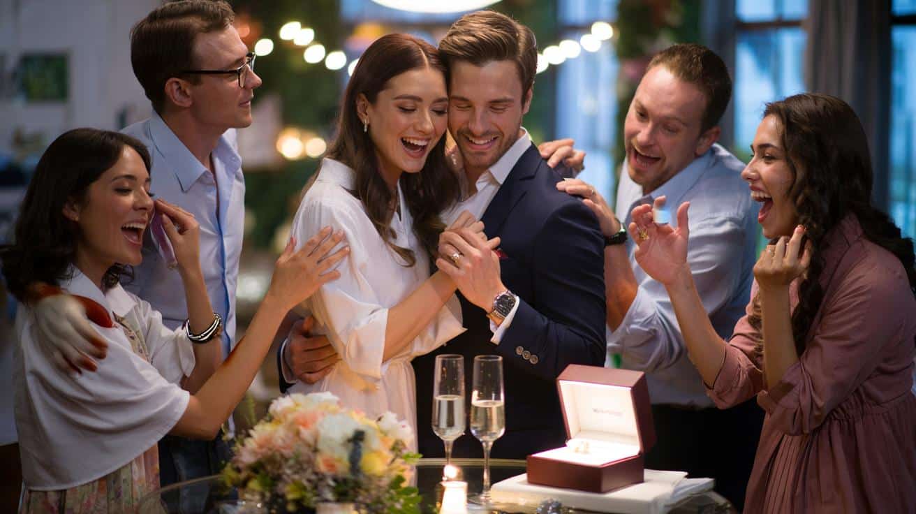 Gratulacje z okazji zaręczyn: eleganckie, kreatywne i z przymrużeniem oka