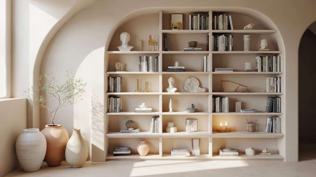 Grecka półka wraca do łask: hit w aranżacji mieszkań 2025