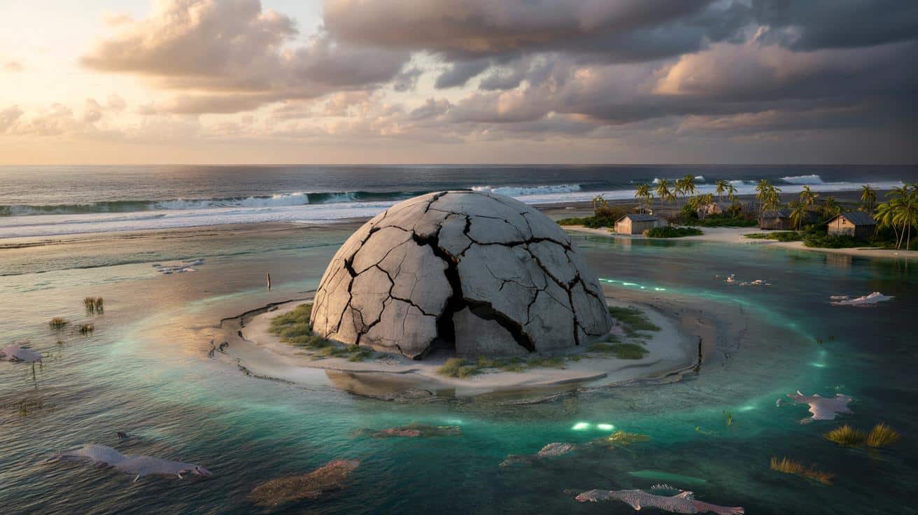 Grożący wyciekiem bunkier nuklearny na Pacyfiku pęka razem z klimatem