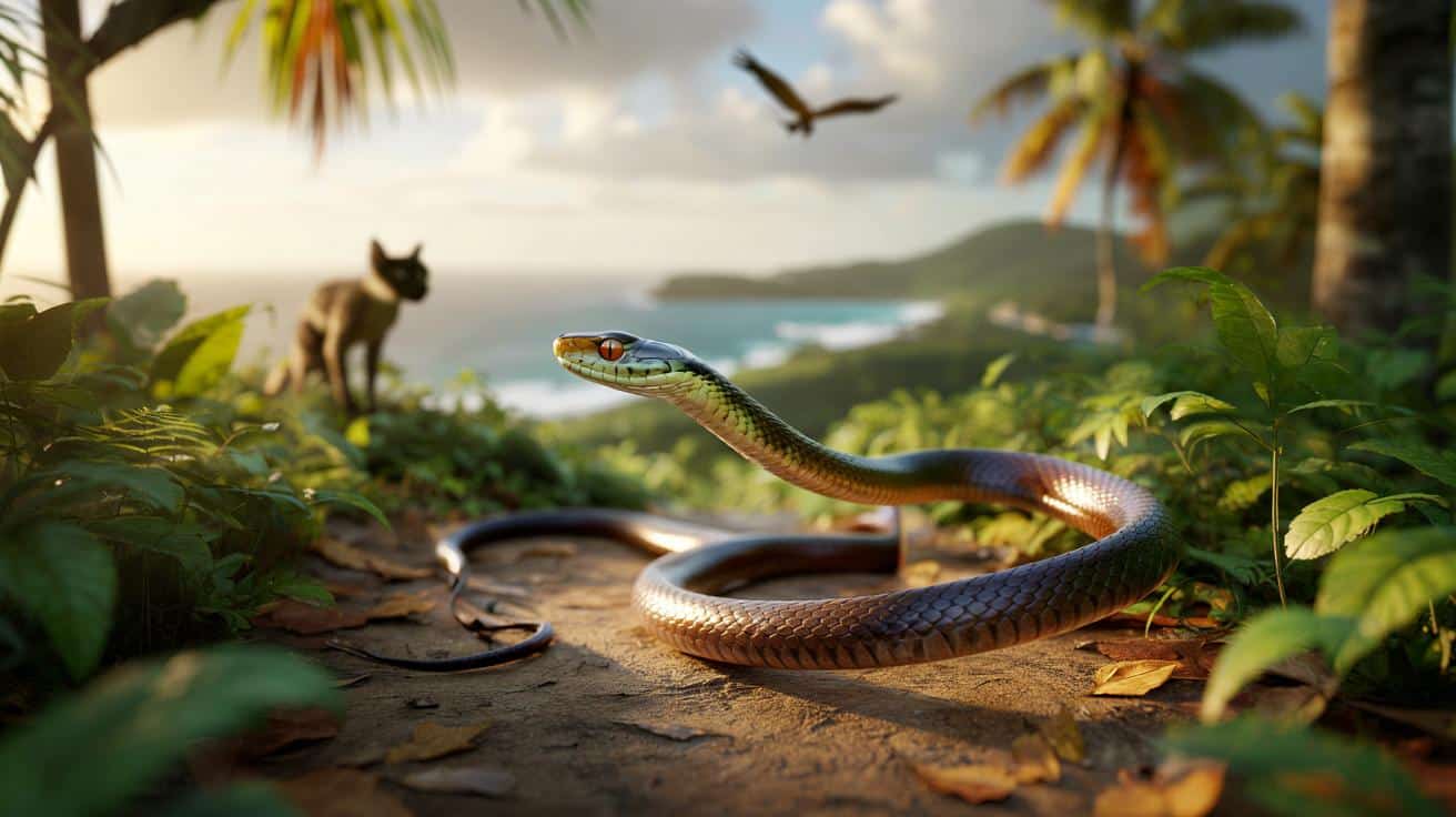 Groźba zniknięcia w raju: ten rzadki wąż z Karaibów czeka na pomoc ludzi