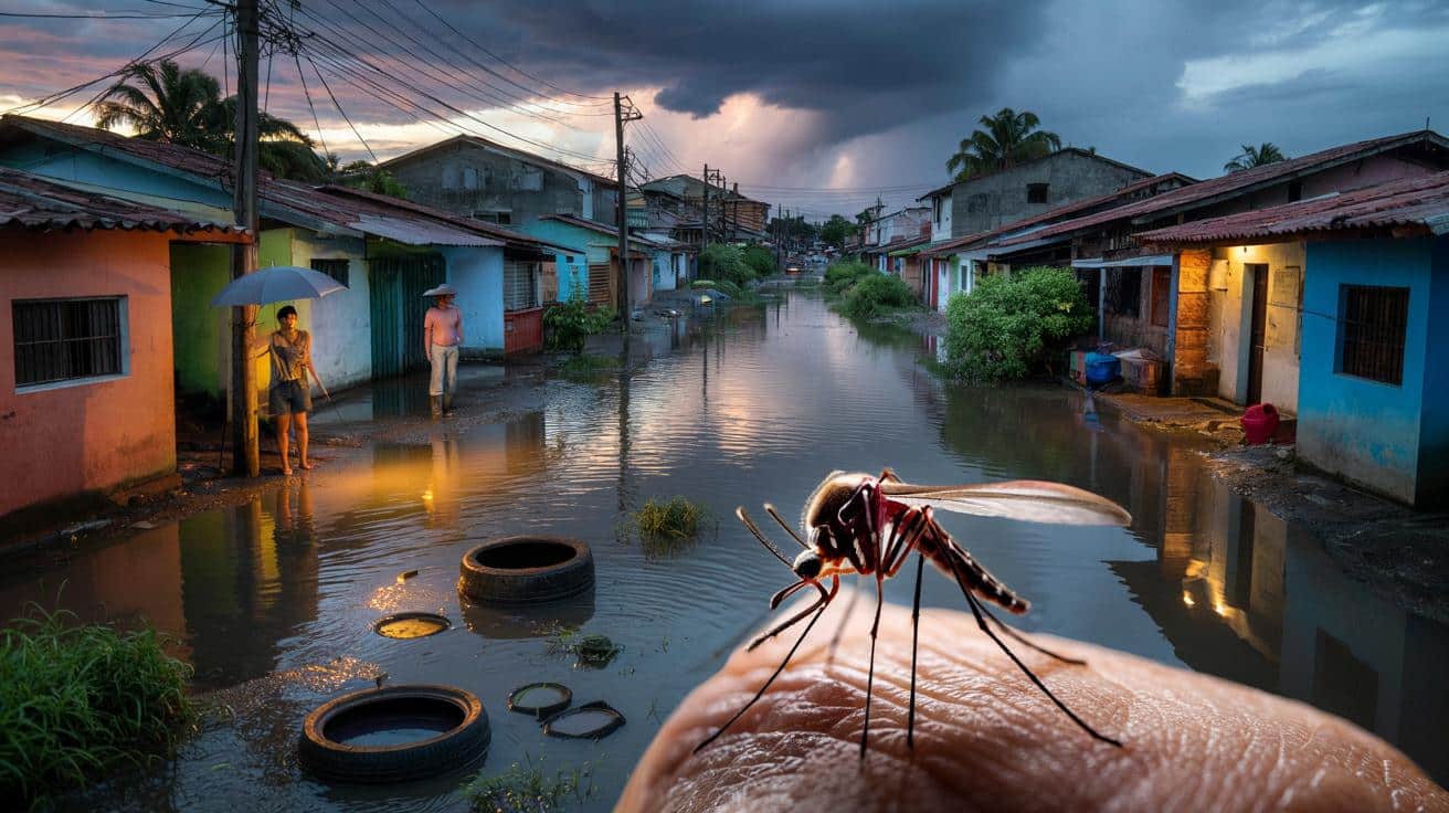 Groźne burze napędzają dengę. Naukowcy ostrzegają: to dopiero początek