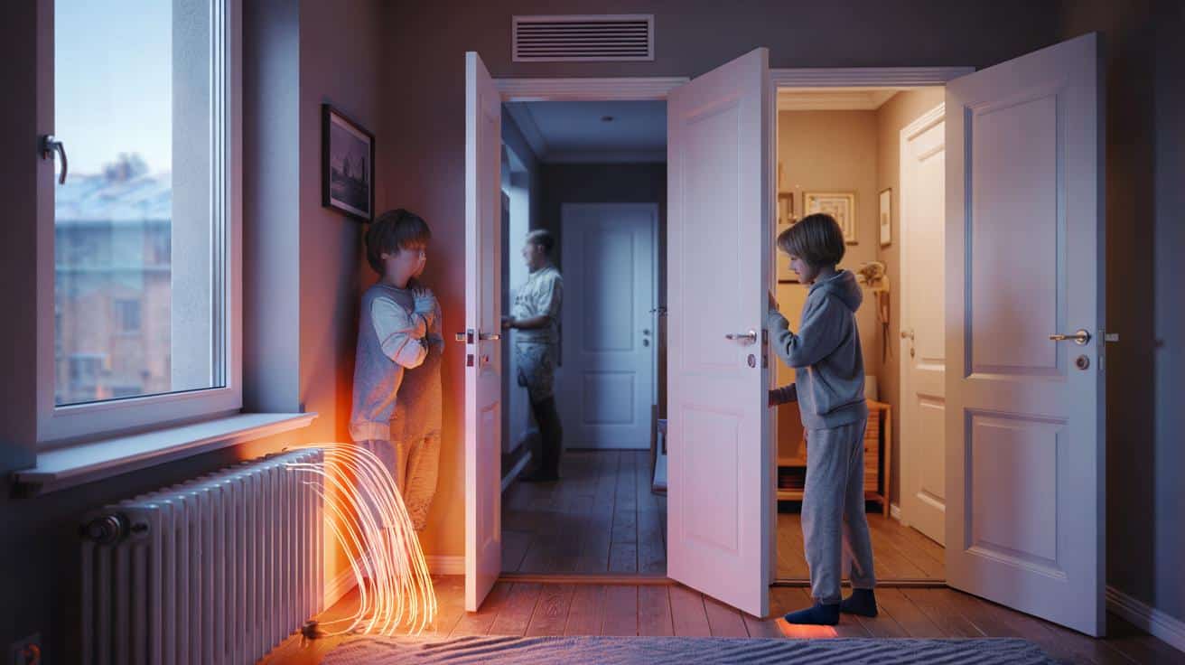 Grzejnik chodzi jak szalony? Sprawdź, co robisz z drzwiami w domu