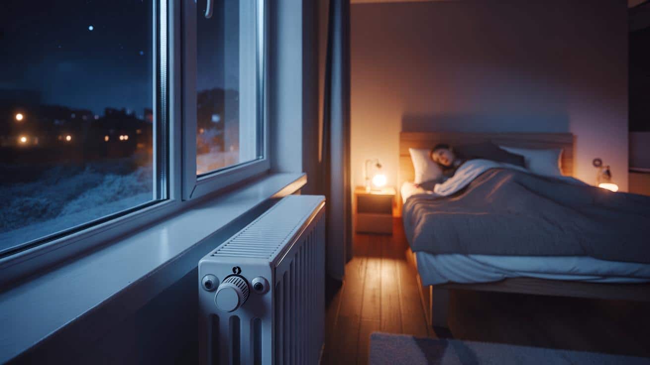 Grzejnik w nocy: lepiej skręcić czy całkiem wyłączyć? Eksperci wyjaśniają