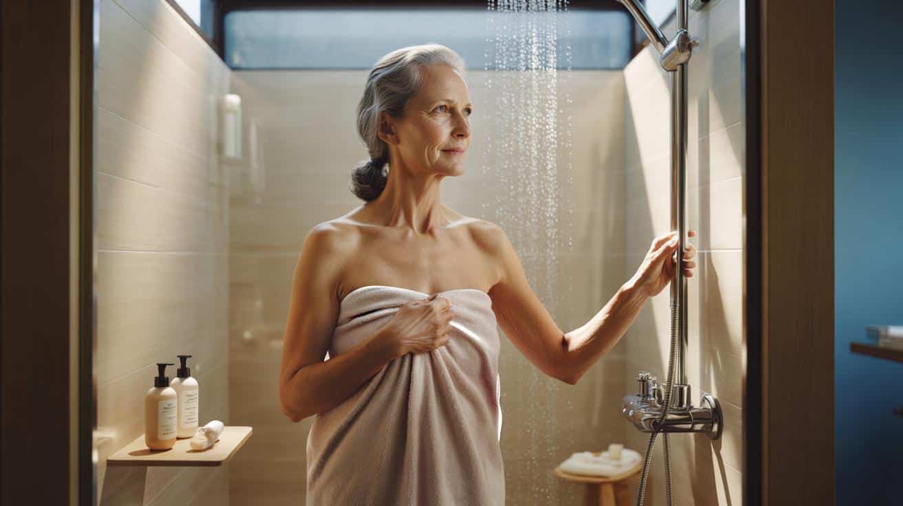 Higiena po 60. roku życia: jak często naprawdę trzeba się myć pod prysznicem?