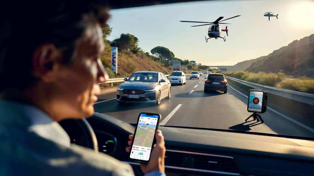 Hiszpania ostro przyspiesza z ukrytymi radarami: Waze już nie wystarcza