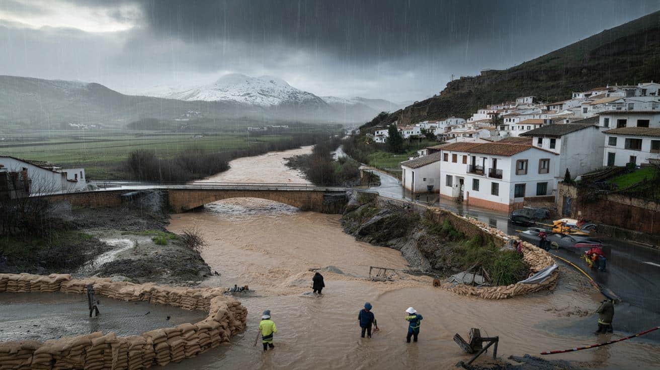 Hiszpania tonie w deszczu: najbardziej mokra zima od blisko pół wieku