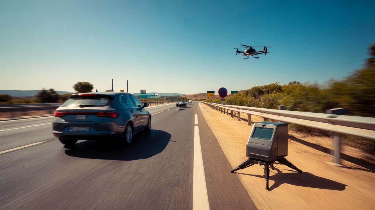 Hiszpania wyprzedza Waze: nowe „niewidzialne” radary łapią kierowców z daleka