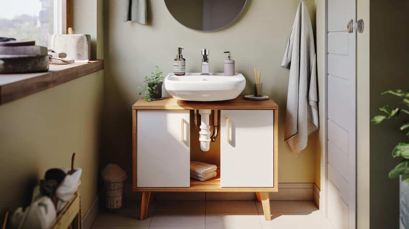 Hit do małej łazienki z Lidla: szafka pod umywalkę w stylu nordic za grosze