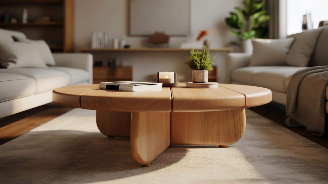 Hit do salonu: designerski stolik z prawdziwego dębu w zaskakującej cenie