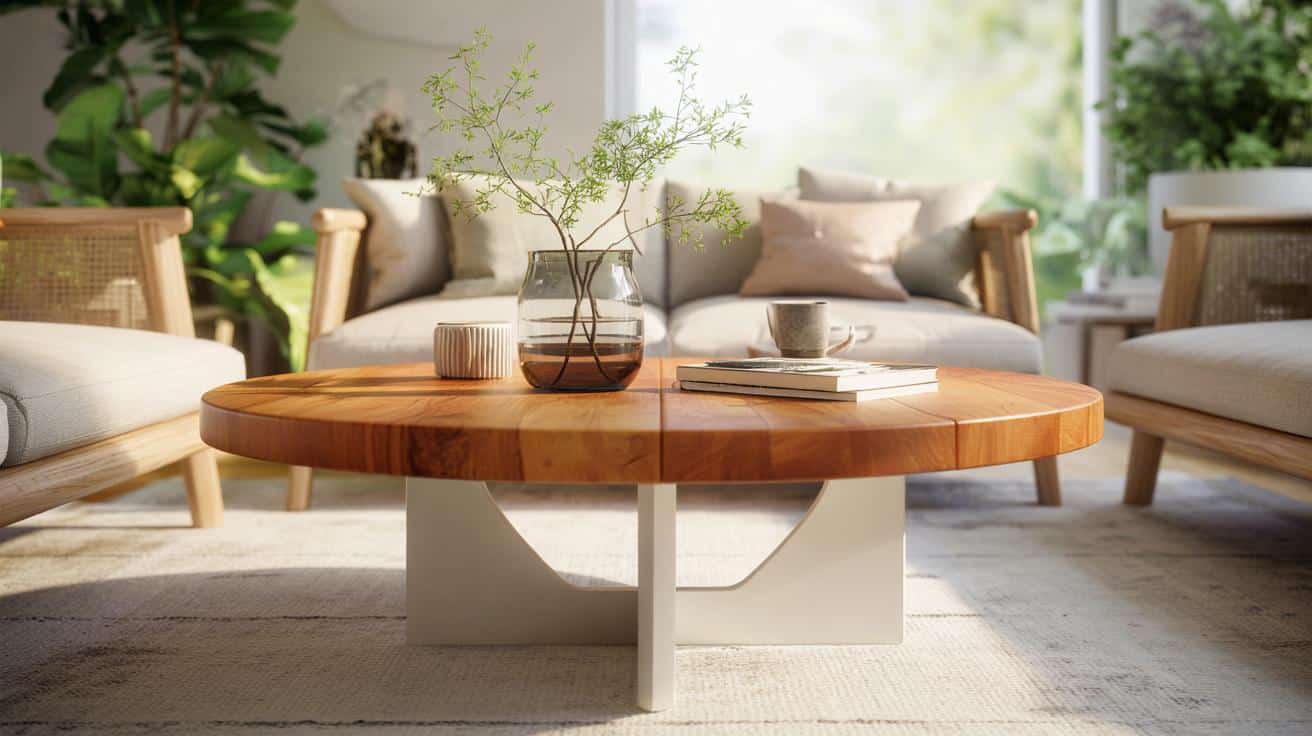 Hit do salonu na wiosnę: stolik z litego teku w gigantycznej promocji